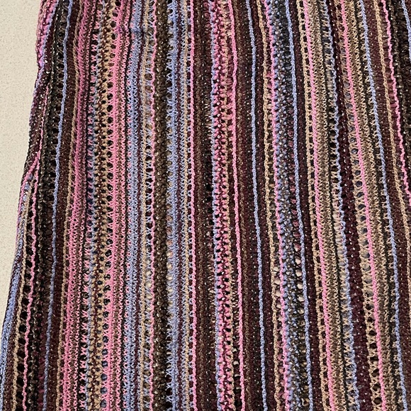 Becca Swim Knit Coverup Purple with Tied Knot! - Picture 6 of 9